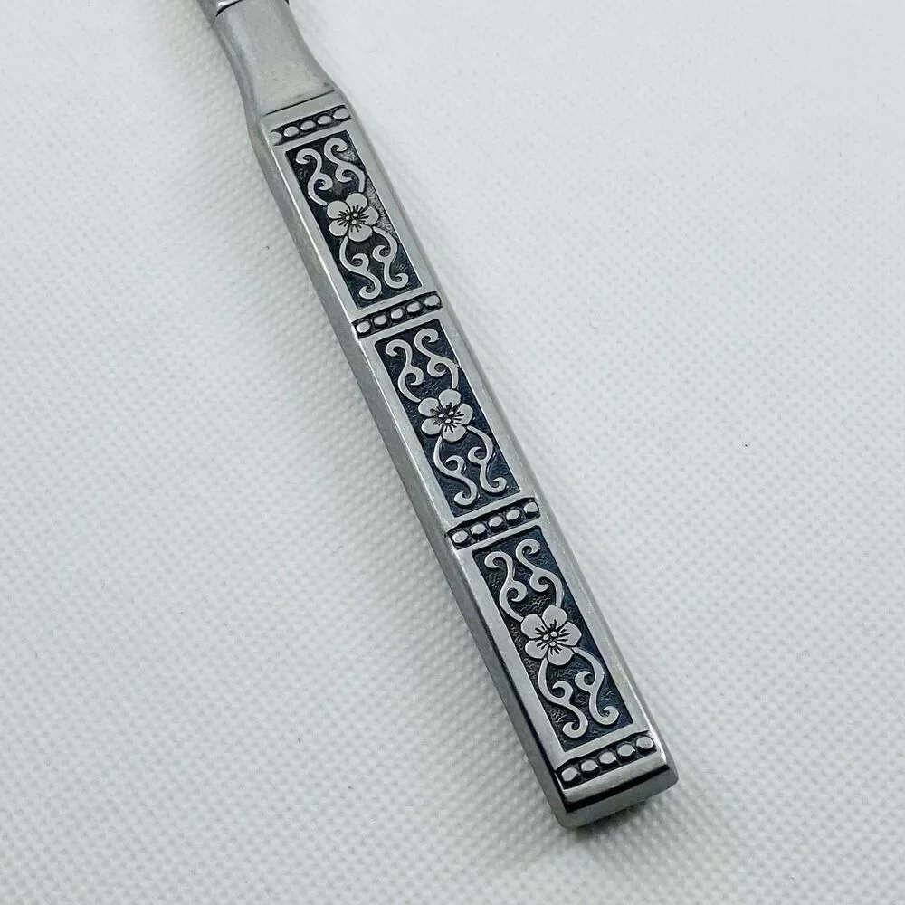 Oneida Isabella Steak Knife 9.25” Stainless Steel Black Accent Replacement